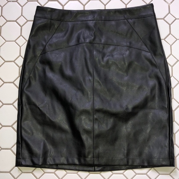 beginning boutique Dresses & Skirts - Faux leather skirt